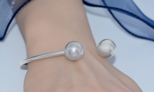 Sterling Silver Bangle Adjustable silver bangle
