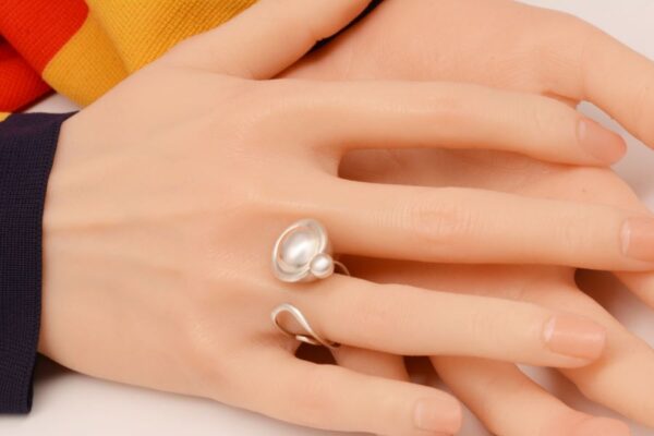 Sterling silver open ring