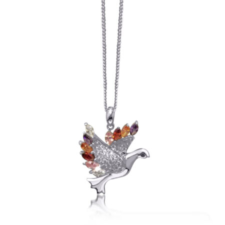 Women-Silver-Necklaces-Dove